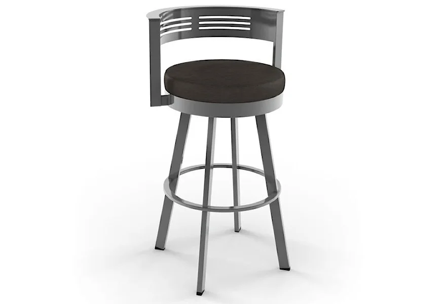 Urban Rival Swivel Barstool by Amisco at Esprit Decor Home Furnishings